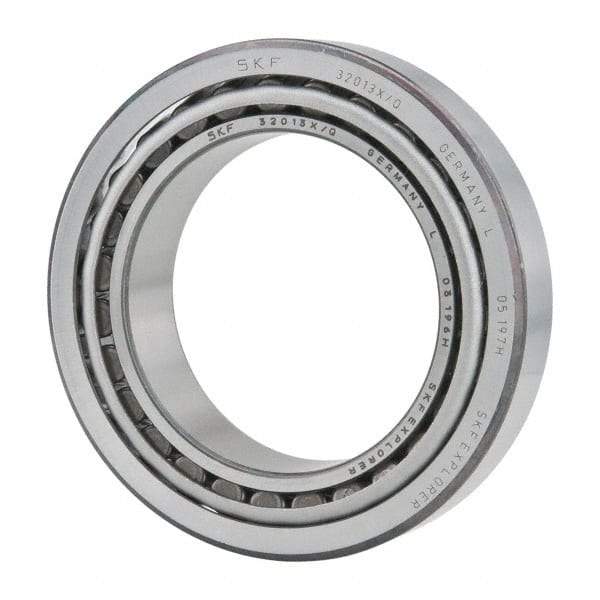 SKF - 65mm Bore Diam, 100mm OD, 23mm Wide, Tapered Roller Bearing - 84,200 N Dynamic Load Capacity, 127,000 N Static Load Capacity - Makers Industrial Supply