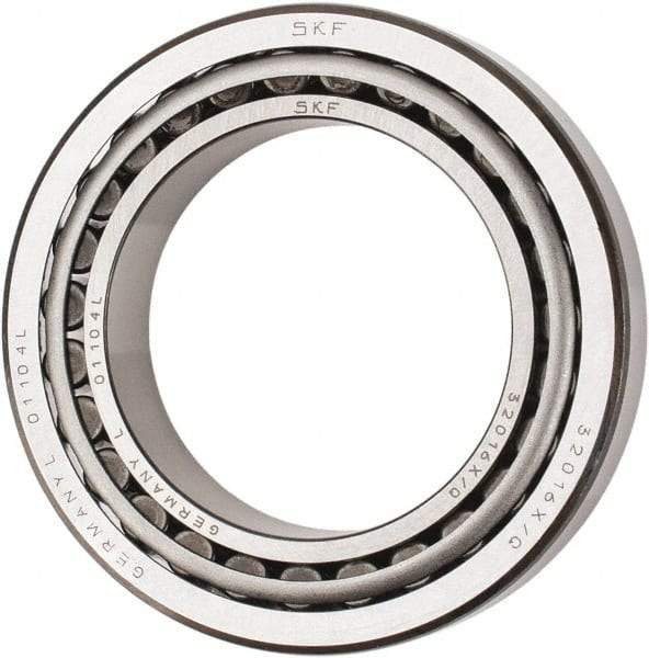 SKF - 80mm Bore Diam, 125mm OD, 29mm Wide, Tapered Roller Bearing - 138,000 N Dynamic Load Capacity, 216,000 N Static Load Capacity - Makers Industrial Supply