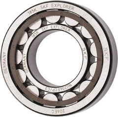 SKF - 30mm Bore Diam, 62mm Outside Diam, 16mm Wide Cylindrical Roller Bearing - 38,000 N Dynamic Capacity, 36,500 Lbs. Static Capacity - Makers Industrial Supply