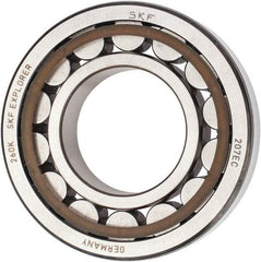 SKF - 35mm Bore Diam, 72mm Outside Diam, 17mm Wide Cylindrical Roller Bearing - 48,400 N Dynamic Capacity, 48,000 Lbs. Static Capacity - Makers Industrial Supply