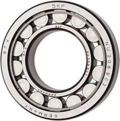 SKF - 40mm Bore Diam, 80mm Outside Diam, 18mm Wide Cylindrical Roller Bearing - 53,900 N Dynamic Capacity, 53,000 Lbs. Static Capacity - Makers Industrial Supply