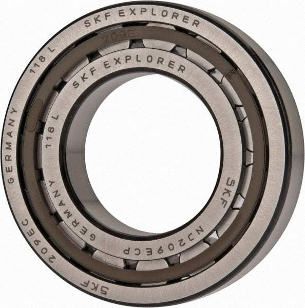 SKF - 45mm Bore Diam, 85mm Outside Diam, 19mm Wide Cylindrical Roller Bearing - 60,500 N Dynamic Capacity, 64,000 Lbs. Static Capacity - Makers Industrial Supply