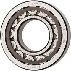 SKF - 45mm Bore Diam, 100mm Outside Diam, 25mm Wide Cylindrical Roller Bearing - 99,000 N Dynamic Capacity, 100,000 Lbs. Static Capacity - Makers Industrial Supply