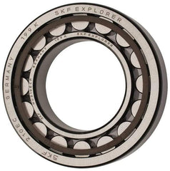 SKF - 50mm Bore Diam, 90mm Outside Diam, 20mm Wide Cylindrical Roller Bearing - 64,400 N Dynamic Capacity, 69,500 Lbs. Static Capacity - Makers Industrial Supply