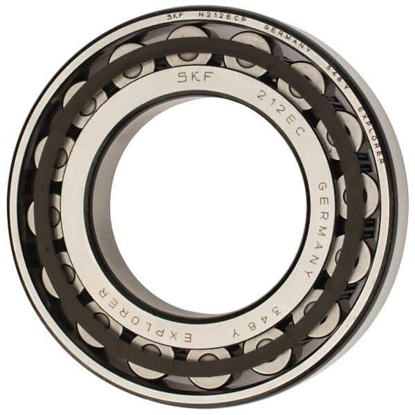 SKF - 60mm Bore Diam, 110mm Outside Diam, 22mm Wide Cylindrical Roller Bearing - 93,500 N Dynamic Capacity, 102,000 Lbs. Static Capacity - Makers Industrial Supply