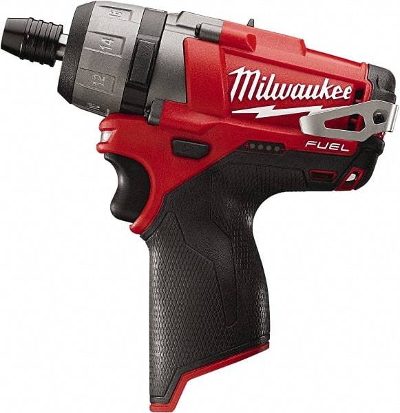 Milwaukee Tool - 12 Volts, Lithium-Ion Battery, Pistol Grip Cordless Screwdriver - 2 Speeds, 450 and 1,700 RPM, 325 Inch/Lbs. Torque, 2 Speed - Makers Industrial Supply