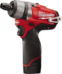 Milwaukee Tool - 12 Volts, Lithium-Ion Battery, Pistol Grip Cordless Screwdriver - 2 Speeds, 450 and 1,700 RPM, 325 Inch/Lbs. Torque, 2 Speed - Makers Industrial Supply