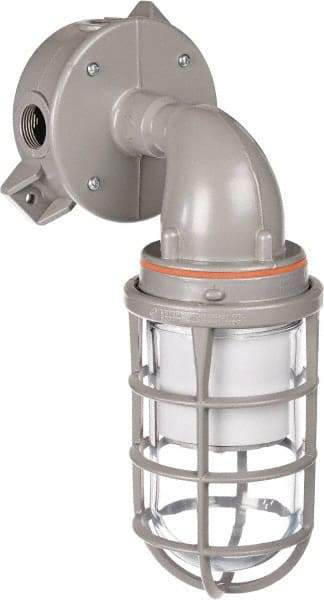 Hubbell Killark - 120 to 277 VAC, 13 Watt, LED Hazardous Location Light Fixture - Corrosion, Dirt, Dust, Heat, Moisture & Vibration Resistant, Aluminum Housing - Makers Industrial Supply