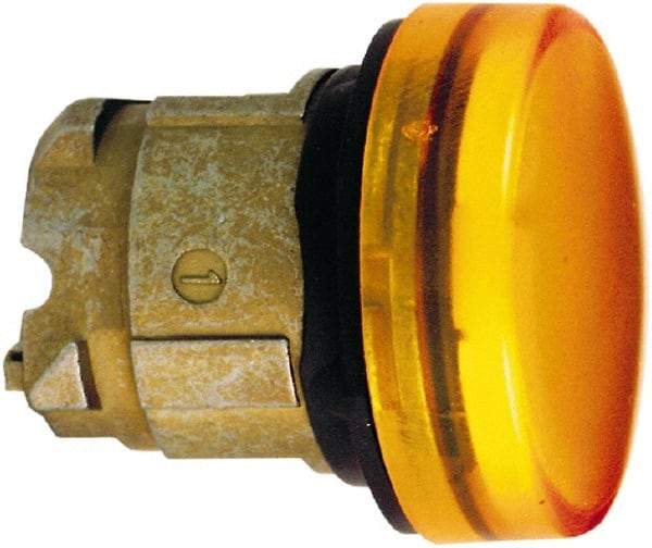 Schneider Electric - Orange Lens Pilot Light - Round Lens, Shock Resistant, Vibration Resistant, Water Resistant - Makers Industrial Supply