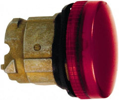 Schneider Electric - Red Lens LED Pilot Light - Round Lens, Shock Resistant, Vibration Resistant, Water Resistant - Makers Industrial Supply