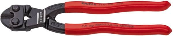 Knipex - 8" OAL, 13/64" Capacity, Bolt Cutter Pliers - Wire Cutter Pliers - Makers Industrial Supply