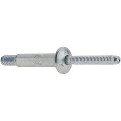 Marson - Protruding Head Steel Structural Blind Rivet - Steel Mandrel, 5/8" to 7/8" Grip, 0.49 to 0.53" Head Diam, 0.261" to 0.272" Hole Diam, 1/4" Body Diam - Makers Industrial Supply