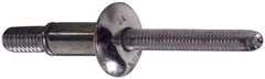 Marson - Protruding Head Steel Structural Blind Rivet - Steel Mandrel, 3/8" to 5/8" Grip, 0.49 to 0.53" Head Diam, 0.261" to 0.272" Hole Diam, 1/4" Body Diam - Makers Industrial Supply