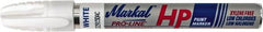 Markal - White Paint Marker - Bullet Medium Tip, Alcohol Base Ink - Makers Industrial Supply