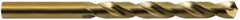 Hertel - 21/32" 135° Cobalt Jobber Drill - Oxide/Gold Finish, Spiral Flute, 7-1/8" OAL - Makers Industrial Supply