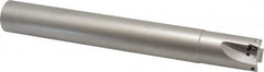 Walter - 1" Cut Diam, 8mm Max Depth of Cut, 1" Shank Diam, 8" OAL, Indexable Square Shoulder End Mill - AD.T 0803.. Inserts, Cylindrical Shank, 90° Lead Angle - Makers Industrial Supply