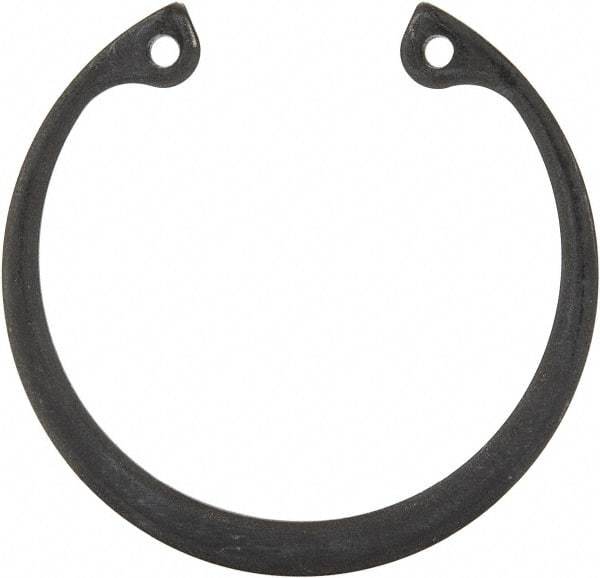 Rotor Clip - 0.062" Thick, Phosphate Finish, Steel Snap Internal Retaining Ring - 0.068" Groove Width, 0.05" Groove Depth, 1.725" Groove Diam, Grade 1060-1090 - Makers Industrial Supply