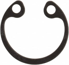 Rotor Clip - 0.777" Bore Diam, Spring Steel Internal Snap Retaining Ring - Makers Industrial Supply