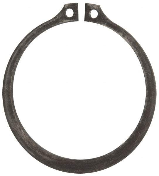 Rotor Clip - 2.239" Groove Diam, 2-3/8" Shaft Diam, Phosphate Steel, Snap External Retaining Rings - 0.086" Groove Width, 0.068" Groove Depth, 0.078" Ring Thickness, Grade 1060-1090 - Makers Industrial Supply