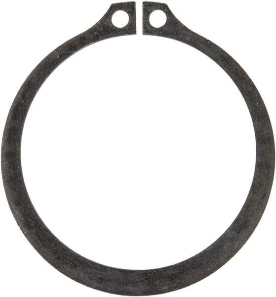 Rotor Clip - 1.886" Groove Diam, 2" Shaft Diam, Phosphate Steel, Snap External Retaining Rings - 0.068" Groove Width, 0.057" Groove Depth, 0.062" Ring Thickness, Grade 1060-1090 - Makers Industrial Supply