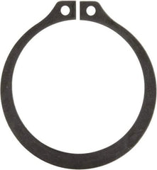 Rotor Clip - 1.291" Groove Diam, 1-3/8" Shaft Diam, Phosphate Steel, Snap External Retaining Rings - 0.056" Groove Width, 0.042" Groove Depth, 0.05" Ring Thickness, Grade 1060-1090 - Makers Industrial Supply