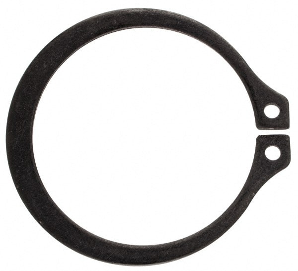 Rotor Clip - 63/64" Shaft Diam, 0.926" Groove Diam, Spring Steel External SH Style Retaining Ring - Makers Industrial Supply