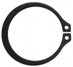 Rotor Clip - 1.232" Groove Diam, 1-5/16" Shaft Diam, Phosphate Steel, Snap External Retaining Rings - 0.056" Groove Width, 0.04" Groove Depth, 0.05" Ring Thickness, Grade 1060-1090 - Makers Industrial Supply