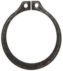 Rotor Clip - 1.118" Groove Diam, 1-3/16" Shaft Diam, Phosphate Steel, Snap External Retaining Rings - 0.056" Groove Width, 0.035" Groove Depth, 0.05" Ring Thickness, Grade 1060-1090 - Makers Industrial Supply