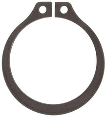 Rotor Clip - 1.059" Groove Diam, 1-1/8" Shaft Diam, Phosphate Steel, Snap External Retaining Rings - 0.056" Groove Width, 0.033" Groove Depth, 0.05" Ring Thickness, Grade 1060-1090 - Makers Industrial Supply