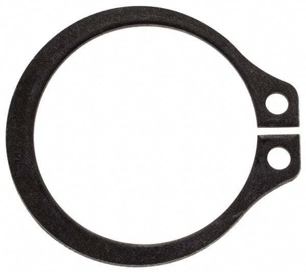 Rotor Clip - 0.882" Groove Diam, 15/16" Shaft Diam, Phosphate Steel, Snap External Retaining Rings - 0.046" Groove Width, 0.028" Groove Depth, 0.042" Ring Thickness, Grade 1060-1090 - Makers Industrial Supply