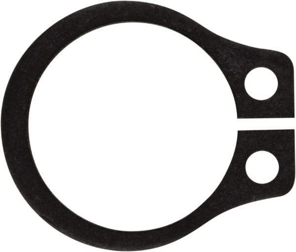 Rotor Clip - 0.321" Groove Diam, 11/32" Shaft Diam, Phosphate Steel, Snap External Retaining Rings - 0.029" Groove Width, 0.011" Groove Depth, 0.025" Ring Thickness, Grade 1060-1090 - Makers Industrial Supply