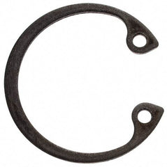 Rotor Clip - 0.035" Thick, Phosphate Finish, Steel Snap Internal Retaining Ring - 0.039" Groove Width, 0.023" Groove Depth, 0.796" Groove Diam, Grade 1060-1090 - Makers Industrial Supply