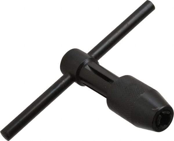 Cle-Line - 7/32 to 1/2" Tap Capacity, T Handle Tap Wrench - 3-5/8" Overall Length - Makers Industrial Supply