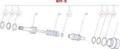 RivetKing - 3 to 6" Seal Kit for Rivet Tool - Makers Industrial Supply