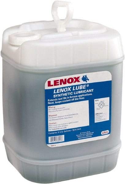 Lenox - Lenox Lube, 5 Gal Pail Sawing Fluid - Synthetic - Makers Industrial Supply