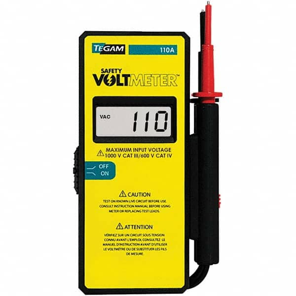 Made in USA - Circuit Continuity & Voltage Testers Tester Type: Voltage Tester Maximum Voltage: 1000 VAC/VDC - Makers Industrial Supply