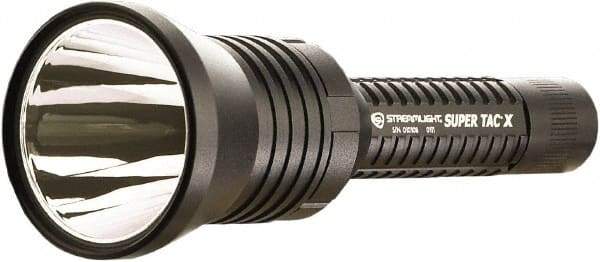 Streamlight - White LED Bulb, 200 Lumens, Industrial/Tactical Flashlight - Black Aluminum Body, 2 CR123A Lithium Batteries Included - Makers Industrial Supply