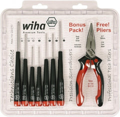 Wiha - 8 Piece Phillips & Slotted Screwdriver Set - Makers Industrial Supply