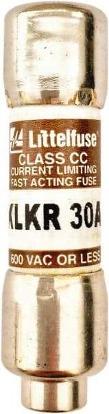 Value Collection - 600 VAC, 30 Amp, Fast-Acting Semiconductor/High Speed Fuse - 1-1/2" OAL, 200 (RMS Symmetrical) kA Rating, 13/32" Diam - Makers Industrial Supply