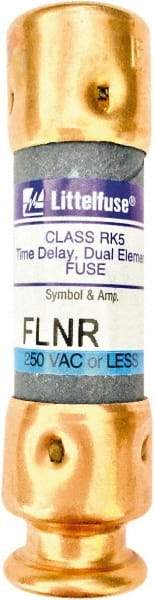 Value Collection - 125 VDC, 250 VAC, 5 Amp, Time Delay General Purpose Fuse - 2" OAL, 200 kA Rating, 9/16" Diam - Makers Industrial Supply