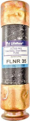 Value Collection - 125 VDC, 250 VAC, 35 Amp, Time Delay General Purpose Fuse - 3" OAL, 200 kA Rating, 13/16" Diam - Makers Industrial Supply