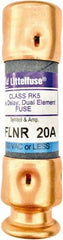 Value Collection - 125 VDC, 250 VAC, 20 Amp, Time Delay General Purpose Fuse - 2" OAL, 200 kA Rating, 9/16" Diam - Makers Industrial Supply