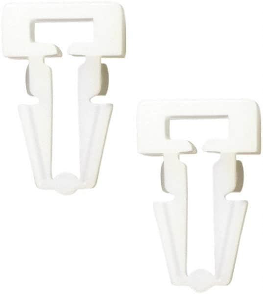 Panduit - Beige, Nylon, Cable Tie Mounting Base - 4.6mm High x 9.6mm Wide Push Barb - Makers Industrial Supply