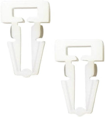 Panduit - Beige, Nylon, Cable Tie Mounting Base - 4.6mm High x 9.6mm Wide Push Barb - Makers Industrial Supply