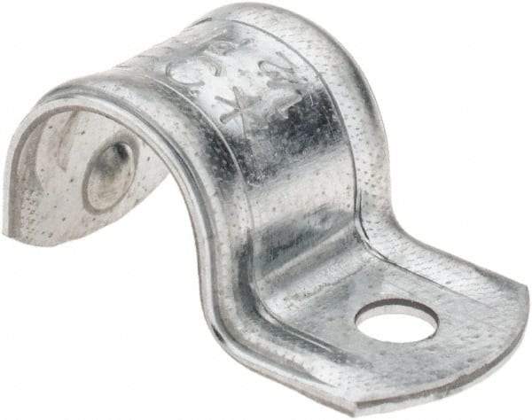 Value Collection - Steel Pipe Strap for 1/2" Conduit - For Use with Intermediate Metal Conduit & Rigid Conduit - Makers Industrial Supply