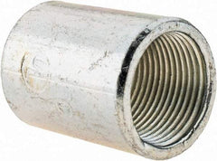 Value Collection - 3/4" Trade, Steel Threaded Straight Rigid/Intermediate (IMC) Conduit Coupling - Makers Industrial Supply