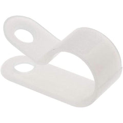 Value Collection - 3/8" Bundle Diam, 0.167" Hole, Nylon Clamp - White - Makers Industrial Supply