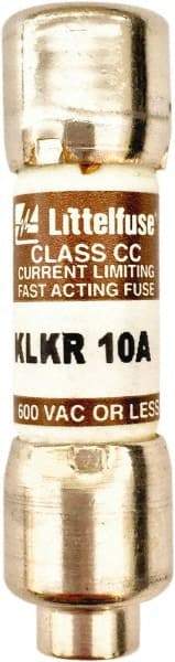 Value Collection - 600 VAC, 10 Amp, Fast-Acting Semiconductor/High Speed Fuse - 1-1/2" OAL, 200 (RMS Symmetrical) kA Rating, 13/32" Diam - Makers Industrial Supply