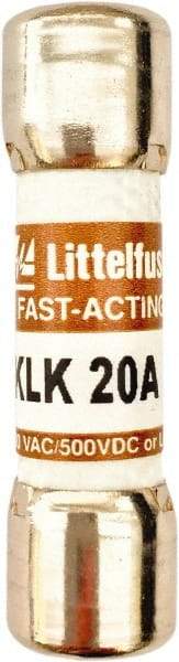 Value Collection - 600 VAC, 20 Amp, Fast-Acting Semiconductor/High Speed Fuse - 1-1/2" OAL, 100 at AC kA Rating, 13/32" Diam - Makers Industrial Supply