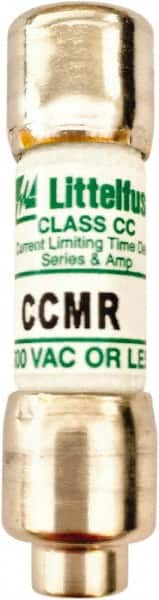 Littelfuse - 500 VDC, 600 VAC, 12 Amp, Time Delay General Purpose Fuse - Fuse Holder Mount, 38.1mm OAL, 20 at DC, 200 (RMS), 300 (Self-Certified) kA Rating, 10.3mm Diam - Makers Industrial Supply